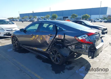 2020 Honda Civic Sport из США, поврежденный, VIN 19XFC2F88LE202543